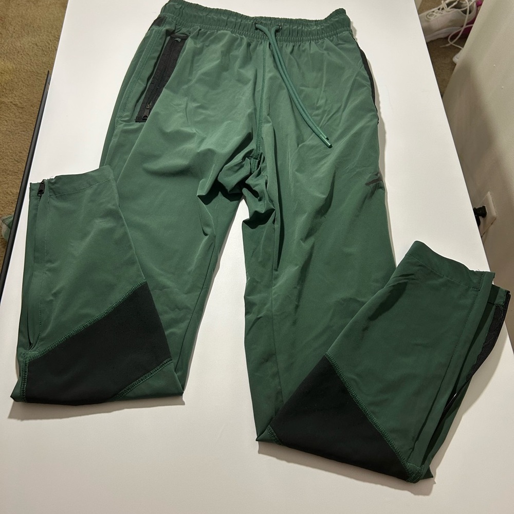 Jordan Green and Black Joggers Lightweight Sweatpants
